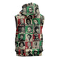 A To Z Of Black Heroes Sleeveless Zip Hoodie Civil Rights Leaders - African Pride