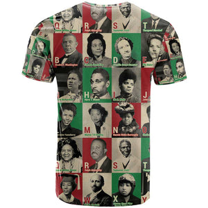 A To Z Of Black Heroes T shirt Civil Rights Leaders