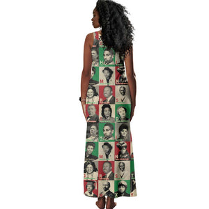 A To Z Of Black Heroes Tank Maxi Dress Civil Rights Leaders