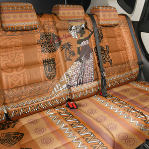 Personalized Beautiful Woman African Back Car Seat Cover