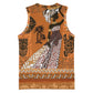 Personalized Beautiful Woman African Basketball Jersey DT02