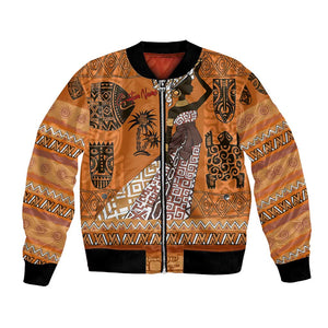 Personalized Beautiful Woman African Bomber Jacket
