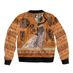 Personalized Beautiful Woman African Bomber Jacket