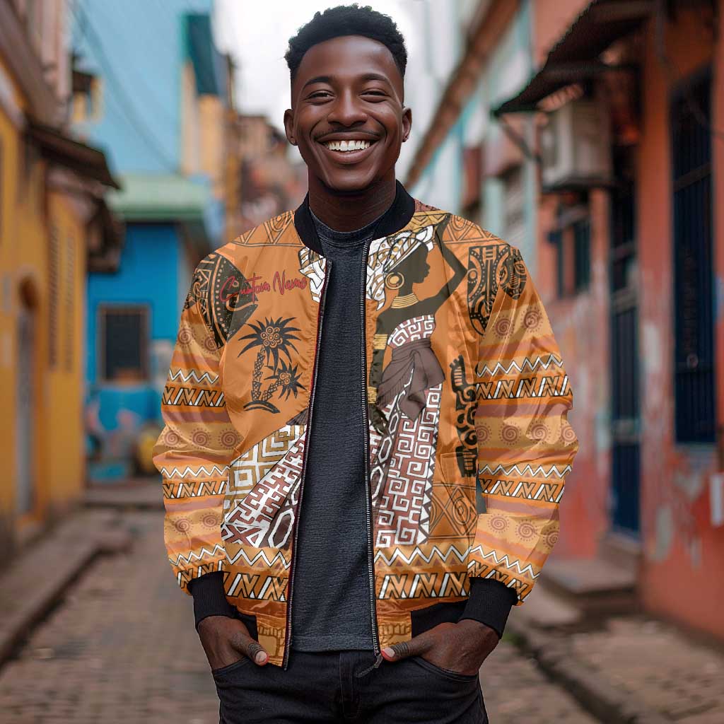 Personalized Beautiful Woman African Bomber Jacket
