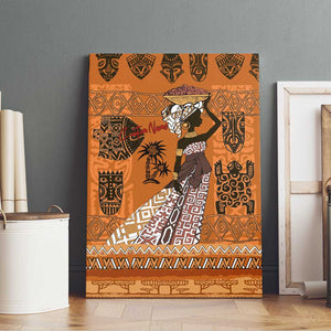 Personalized Beautiful Woman African Canvas Wall Art