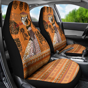 Personalized Beautiful Woman African Car Seat Cover