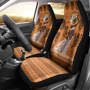 Personalized Beautiful Woman African Car Seat Cover