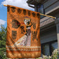 Personalized Beautiful Woman African Garden Flag