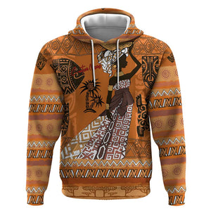 Personalized Beautiful Woman African Hoodie