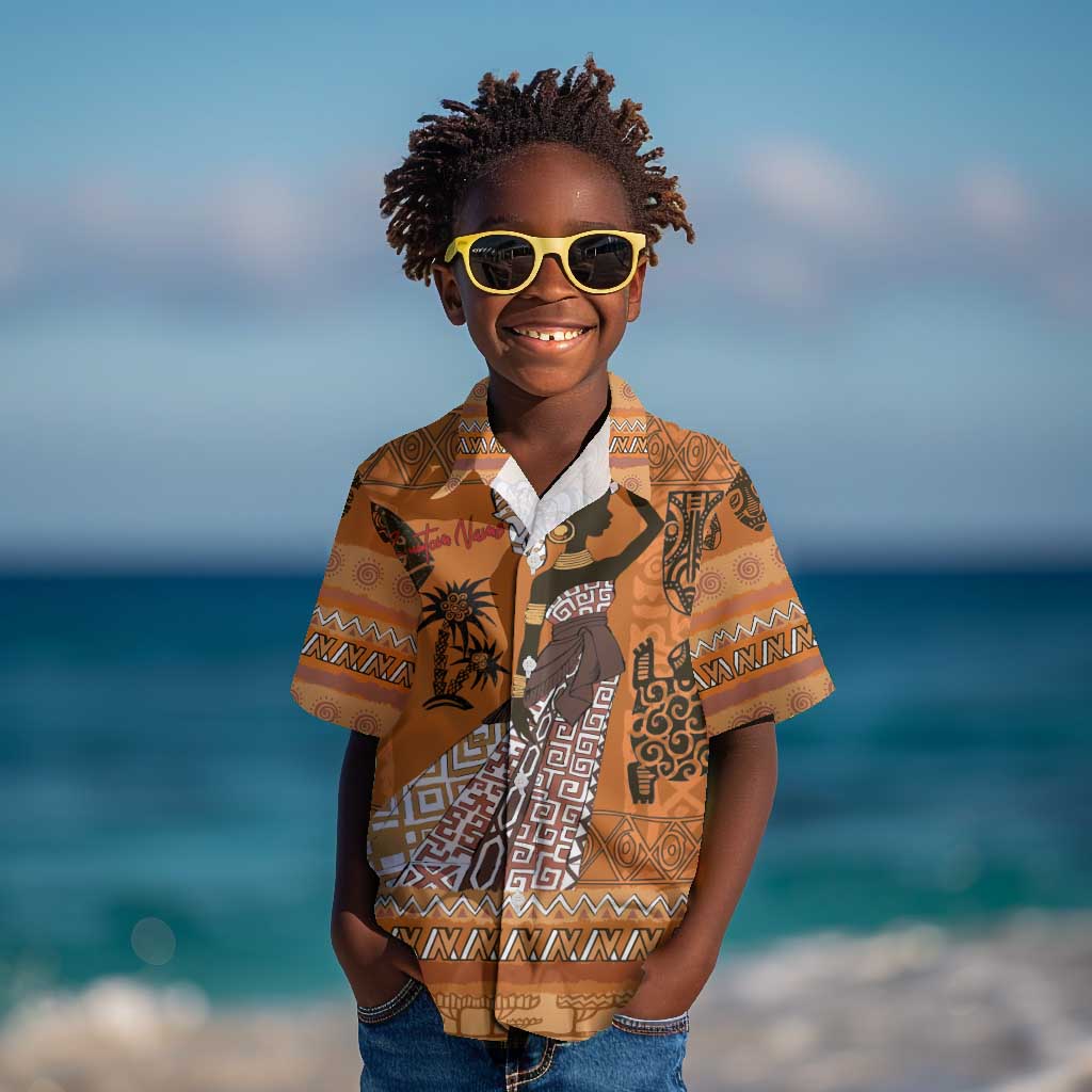 Personalized Beautiful Woman African Kid Hawaiian Shirt