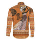 Personalized Beautiful Woman African Long Sleeve Button Shirt