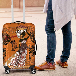 Personalized Beautiful Woman African Luggage Cover