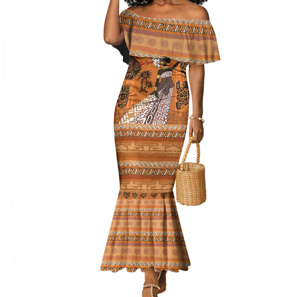 Personalized Beautiful Woman African Mermaid Dress