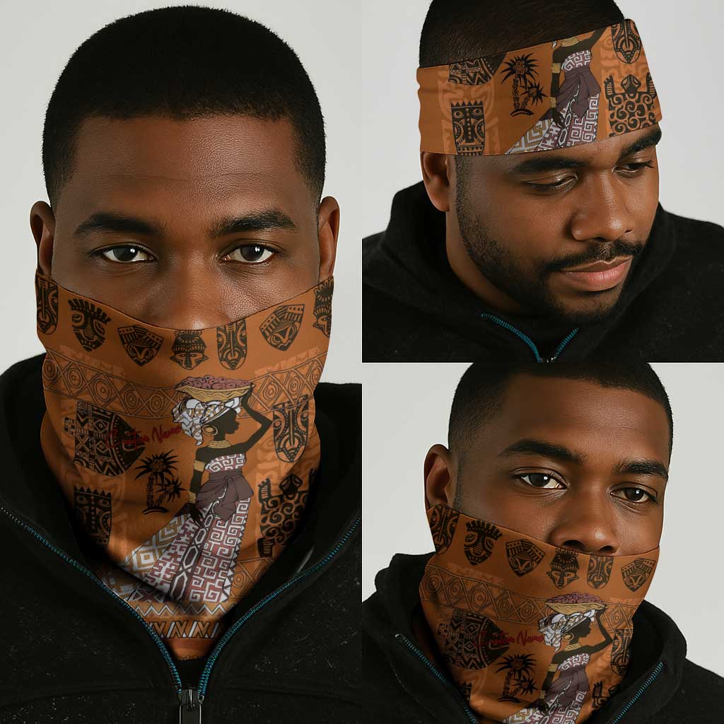 Beautiful Woman African Neck Gaiter DT02