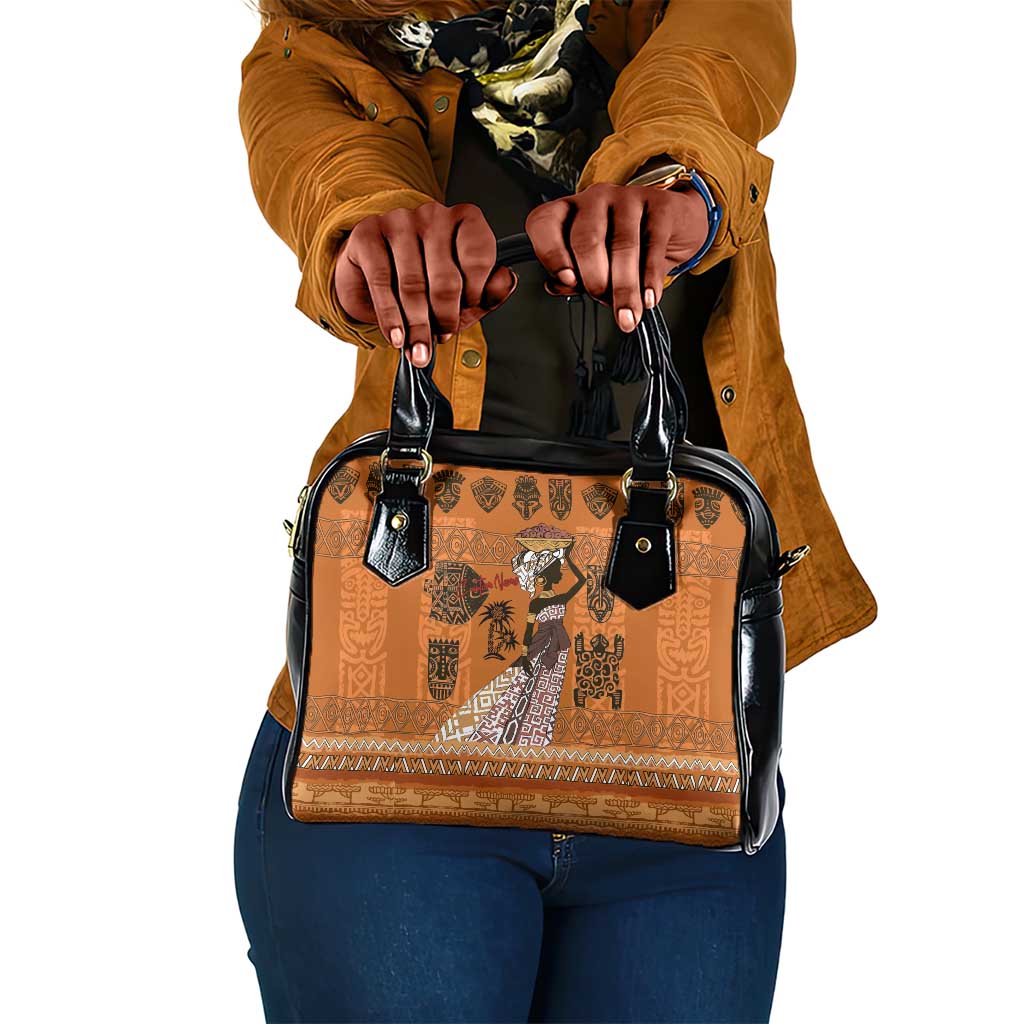 Personalized Beautiful Woman African Shoulder Handbag