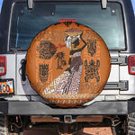 Personalized Beautiful Woman African Spare Tire Cover