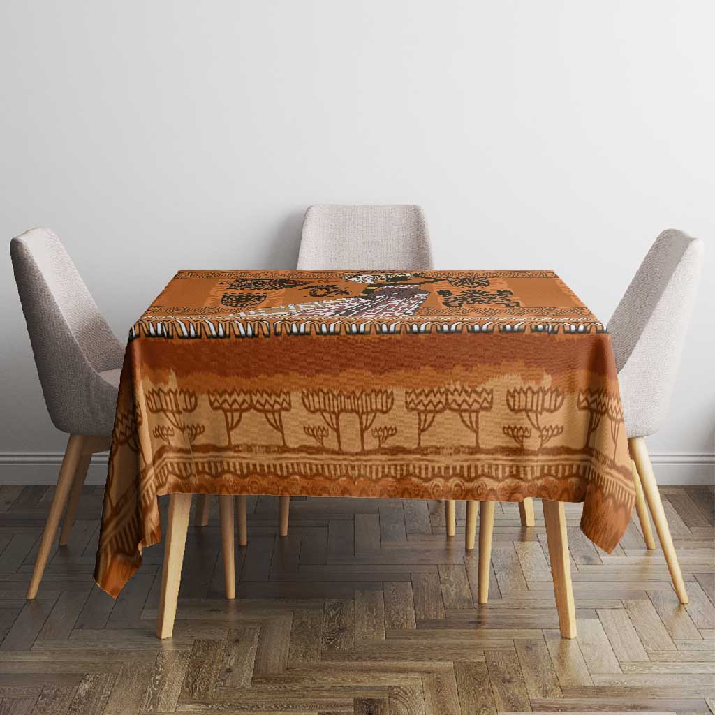 Personalized Beautiful Woman African Tablecloth