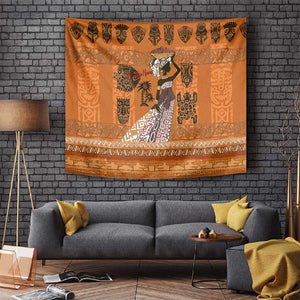 Personalized Beautiful Woman African Tapestry