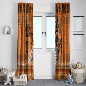 Personalized Beautiful Woman African Window Curtain