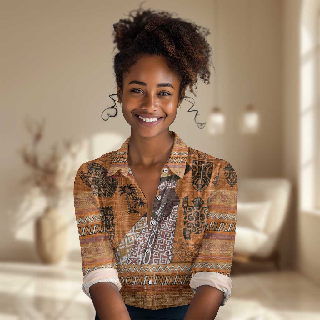 Personalized Beautiful Woman African Women Casual Shirt