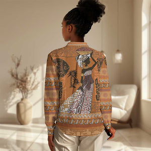 Personalized Beautiful Woman African Women Casual Shirt