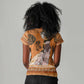 Personalized Beautiful Woman African Women V-Neck T-Shirt