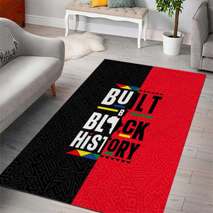 Built By Black History Area Rug