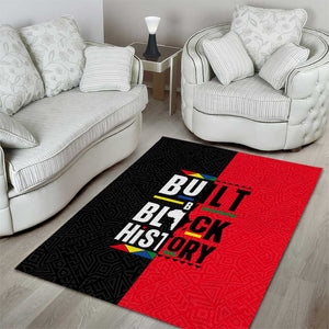 Built By Black History Area Rug