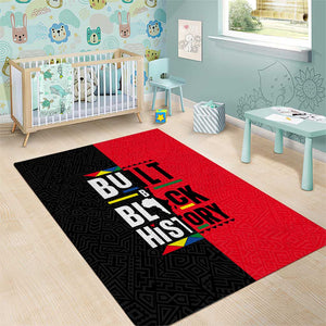 Built By Black History Area Rug