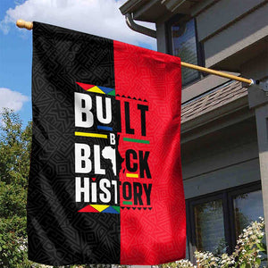 Built By Black History Garden Flag