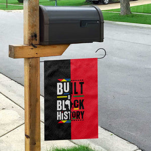 Built By Black History Garden Flag