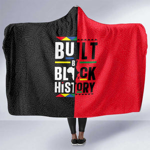 Built By Black History Hooded Blanket