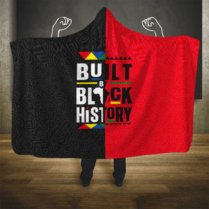 Built By Black History Hooded Blanket