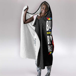 Built By Black History Hooded Blanket