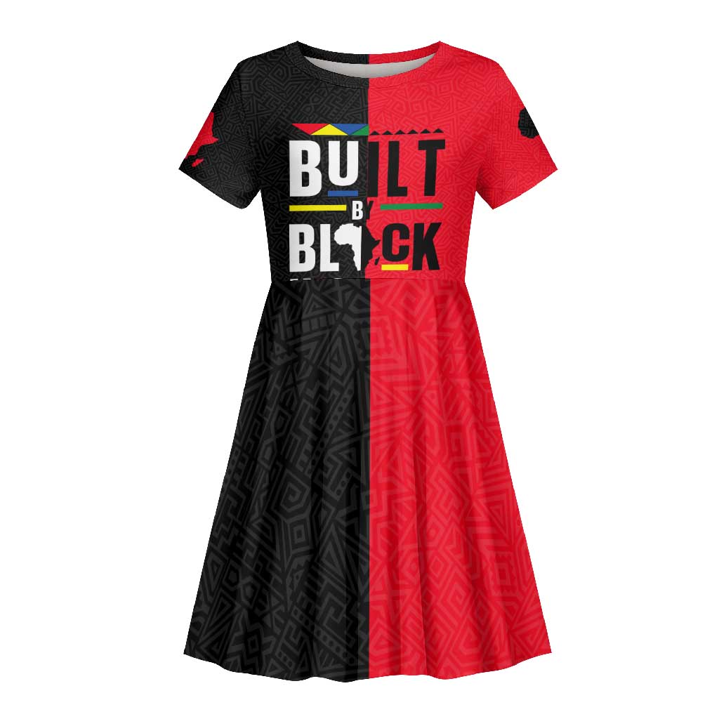 Built By Black History Kid Short Sleeve Dress