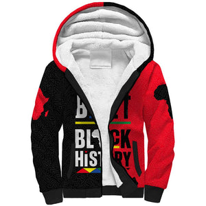 Built By Black History Sherpa Hoodie