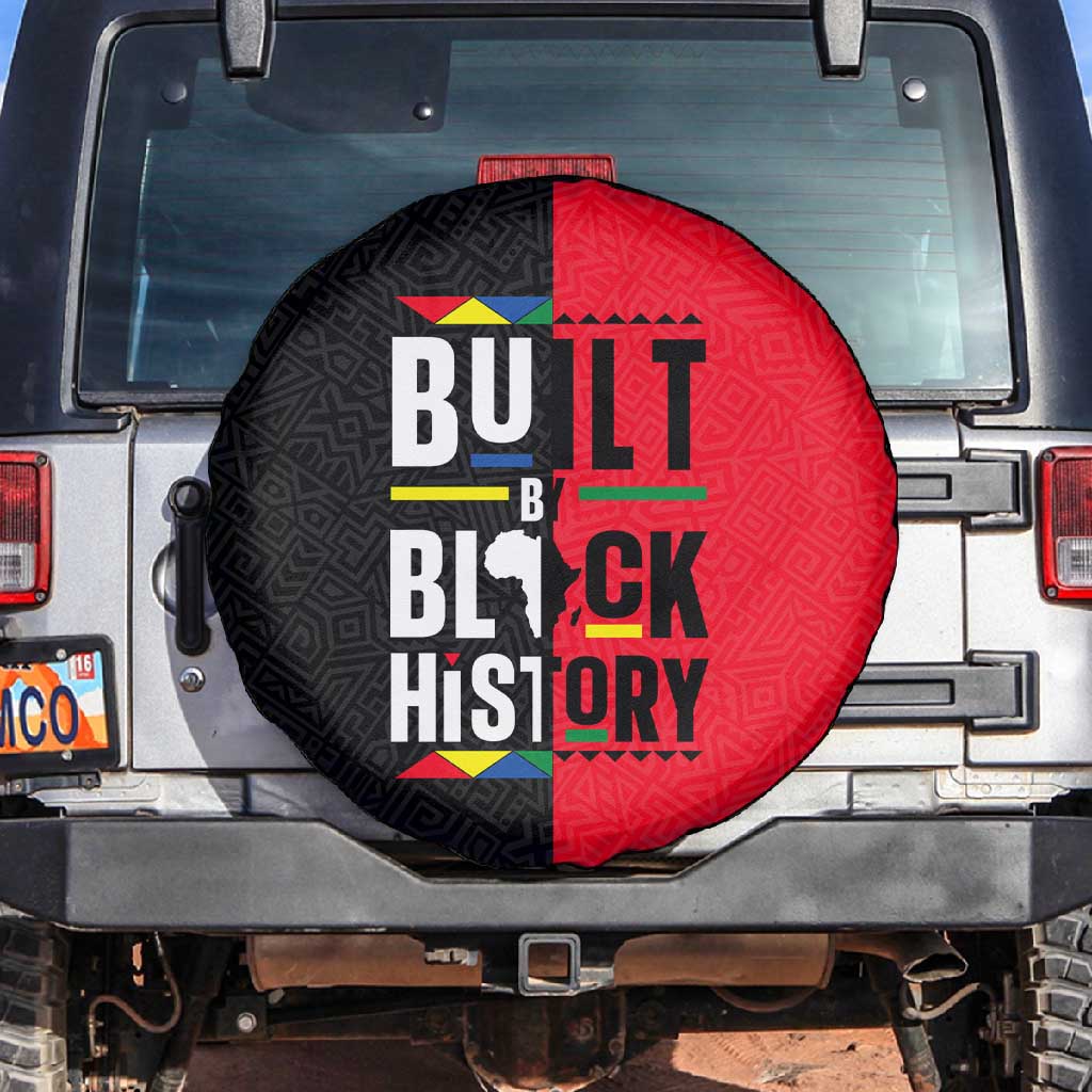 Built By Black History Spare Tire Cover