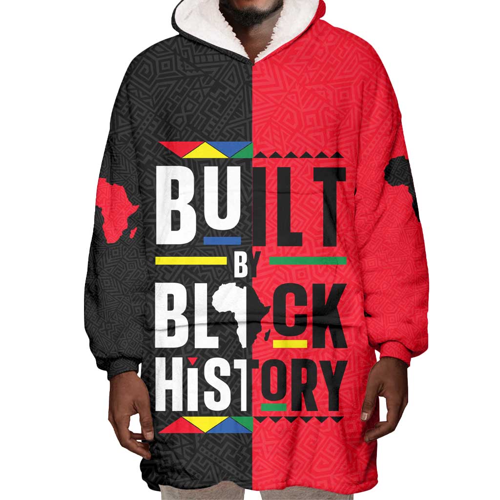 Built By Black History Wearable Blanket Hoodie