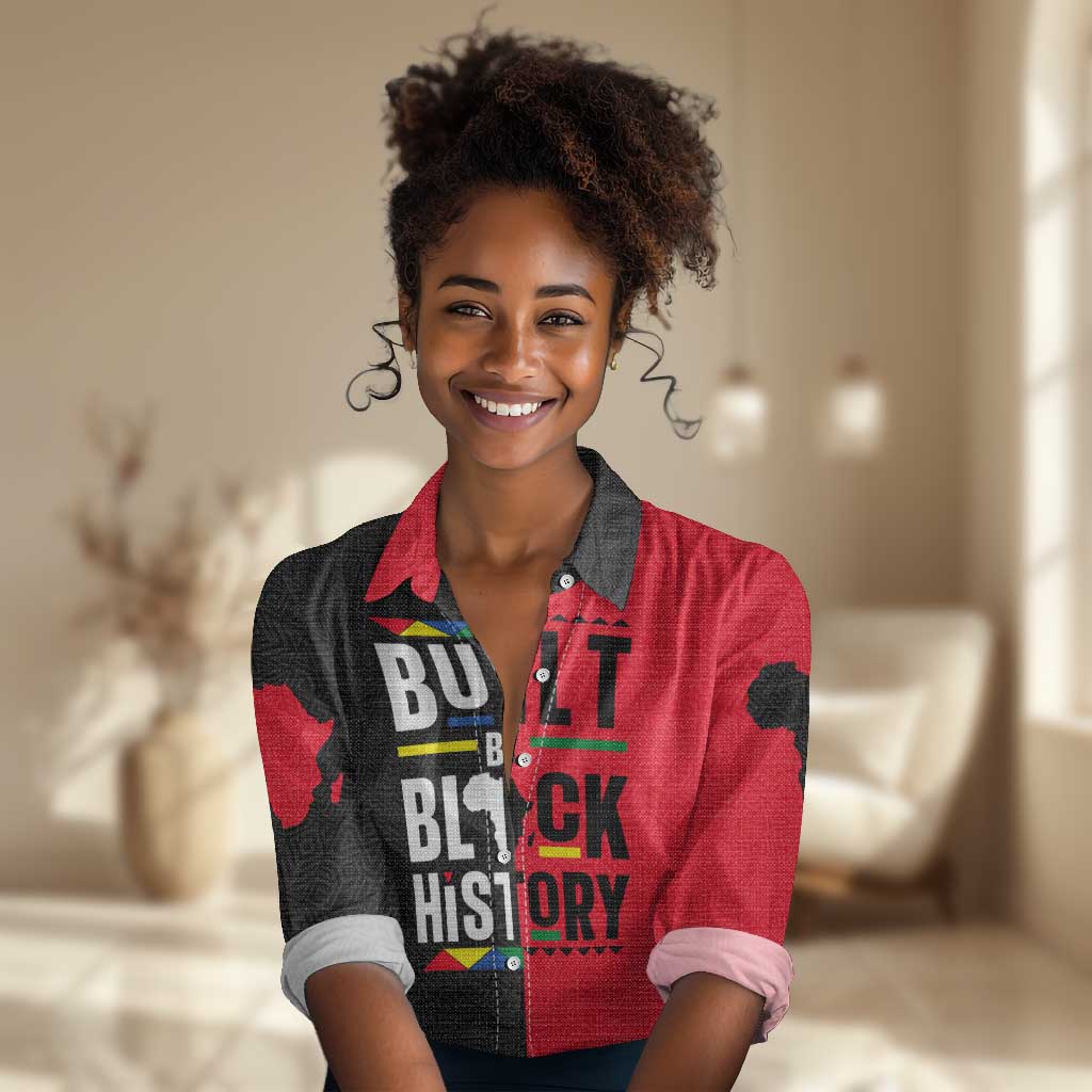 Built By Black History Women Casual Shirt