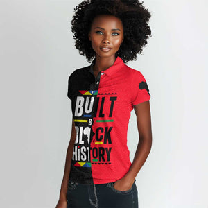 Built By Black History Women Polo Shirt