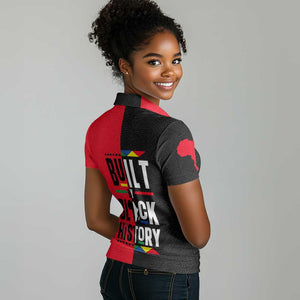 Built By Black History Women Polo Shirt