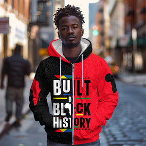 Built By Black History Zip Hoodie