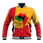 Black History Month Baseball Jacket - African February Design DT02