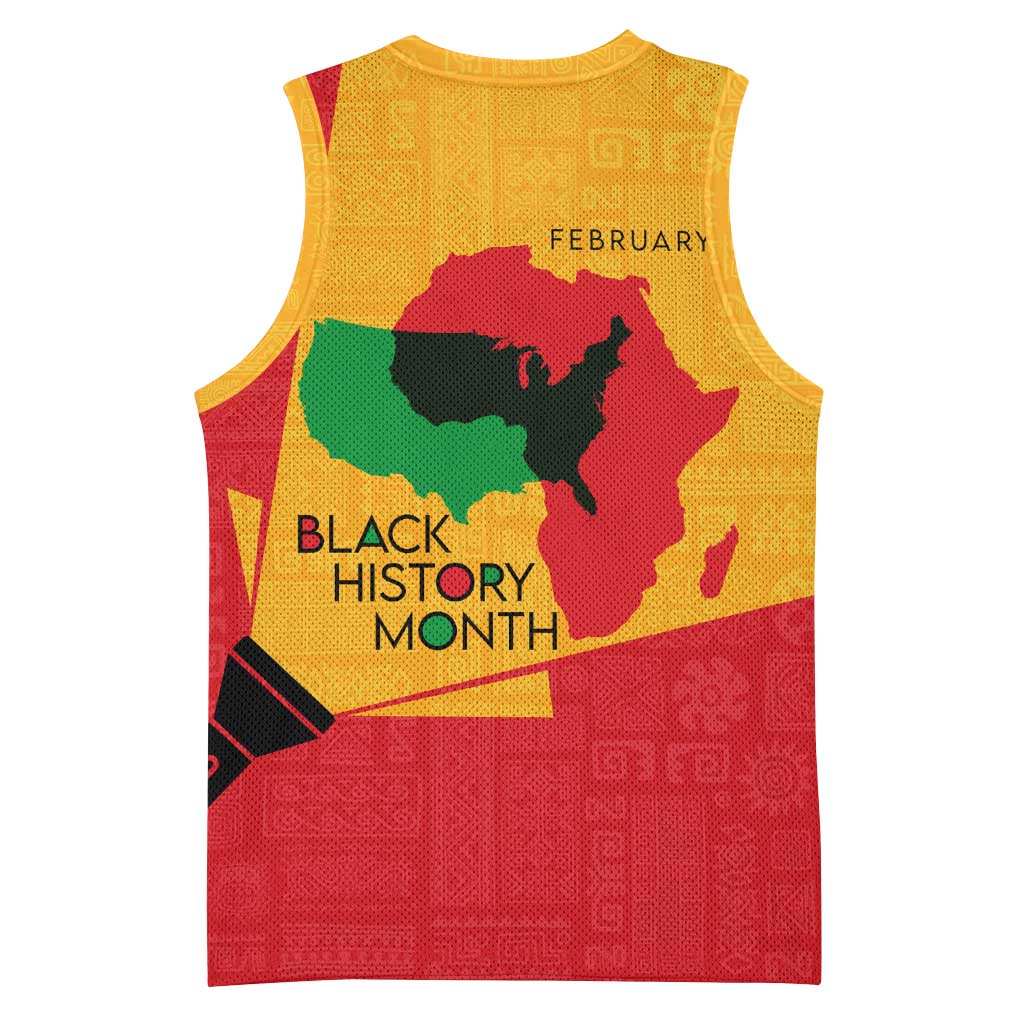 Black History Month Basketball Jersey - African February Design DT02