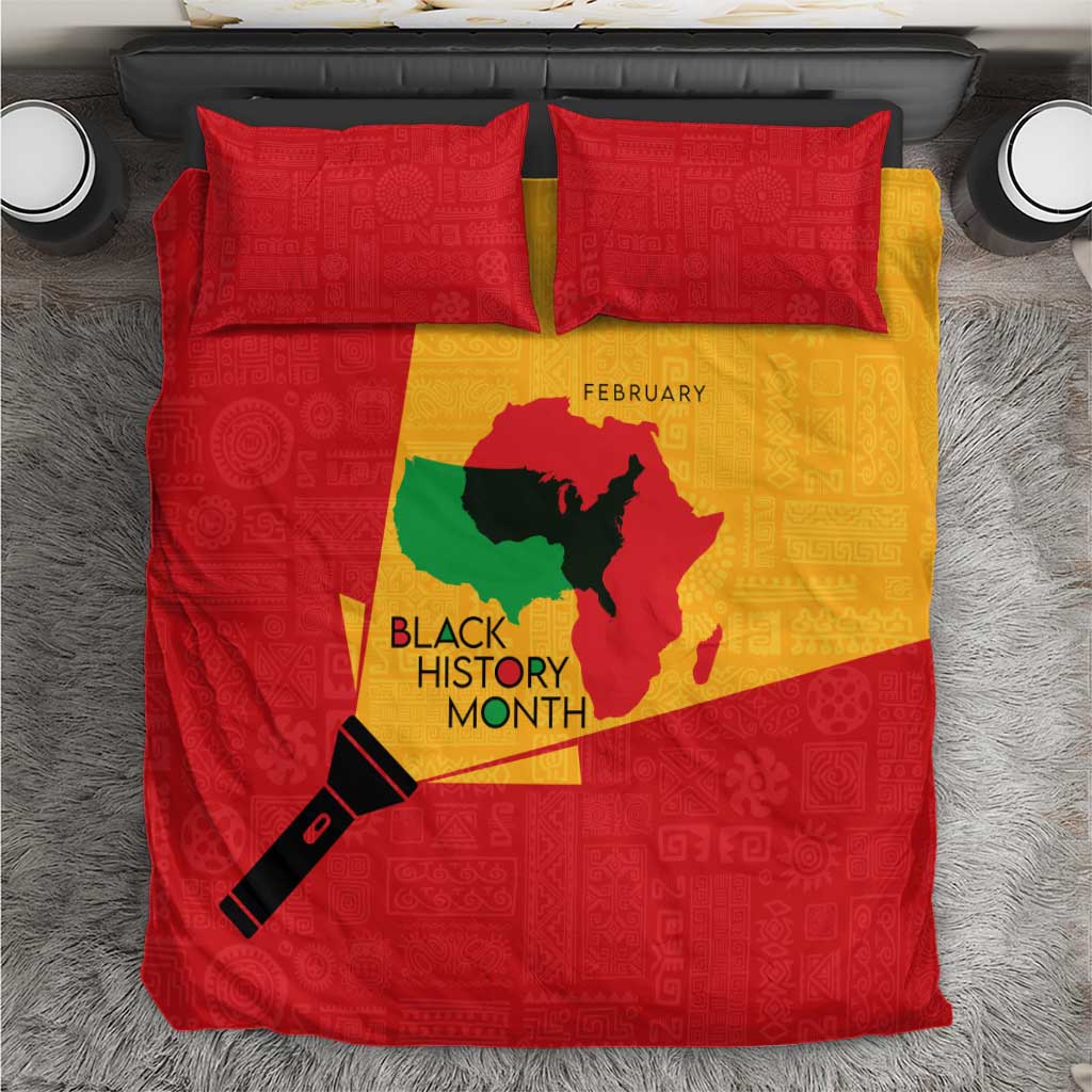 Black History Month Bedding Set - African February Design