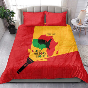 Black History Month Bedding Set - African February Design