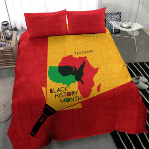 Black History Month Bedding Set - African February Design