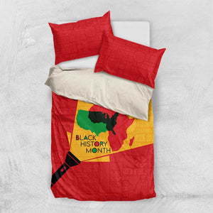 Black History Month Bedding Set - African February Design