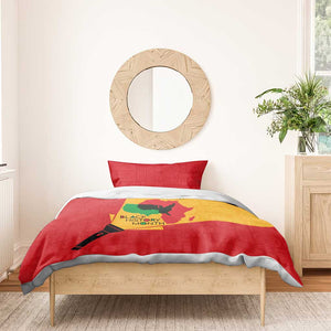 Black History Month Bedding Set - African February Design