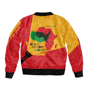 Black History Month Bomber Jacket - African February Design